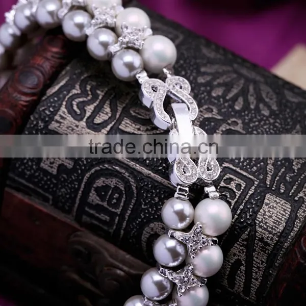 OEM/ODM Factory Direct Sale Elegant Pearl Necklace Bilayer Pearl Necklace photo-4