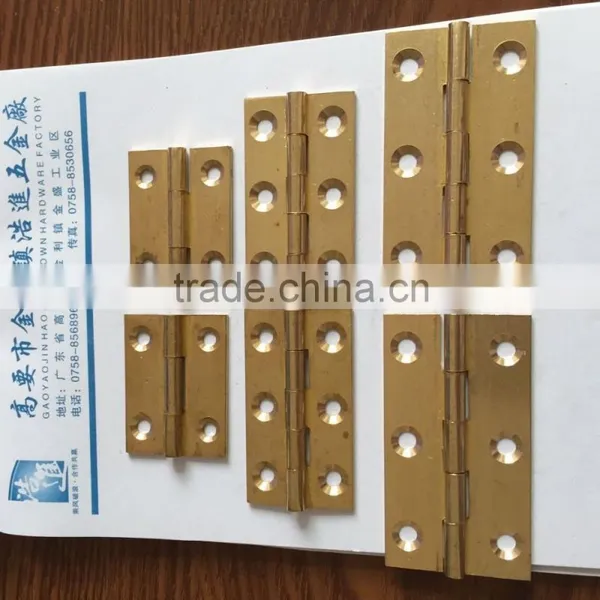 HJ-271 Made in China Solid Brass Cabinet Hinge/Specializing in the Production Solid Brass Cabinet Hinge Manufacturer photo-3