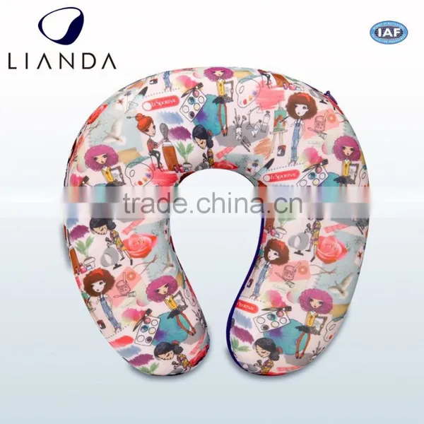 New Design As Seen on TV Neck Rest Pillow on Airplane