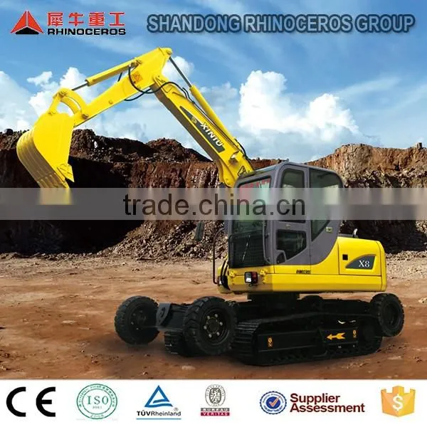 Excavator Small 8ton Walking Excavator Hydraulic Digger photo-6