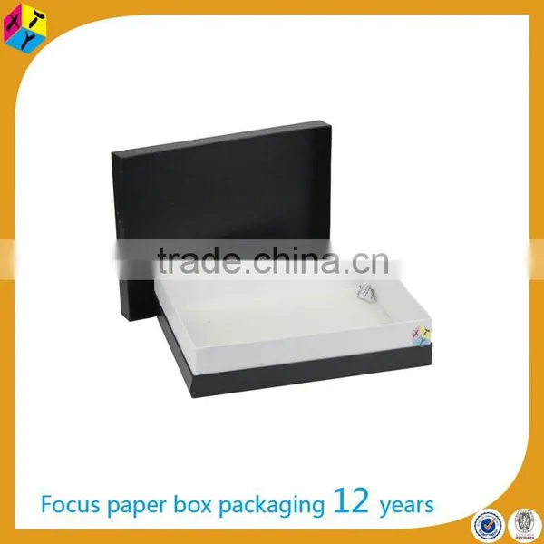 Custom Supplies Black Apparel Packaging Set up Box photo-6