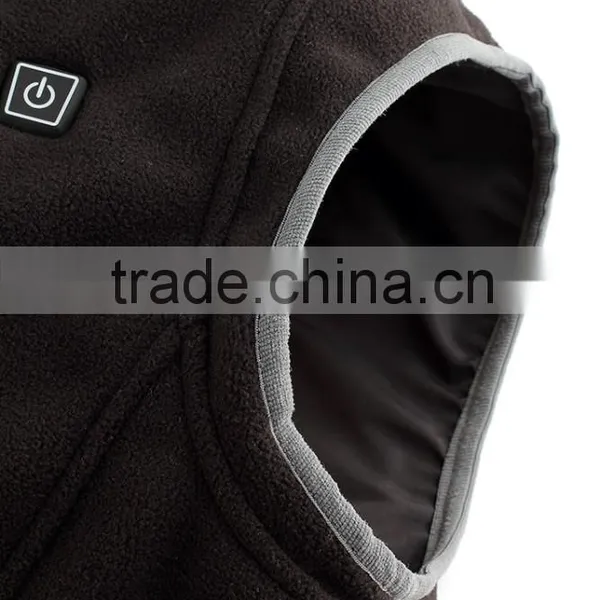 USB Battery Heated Vest/Powered Vest/winter Waistcoat (use External Battery) photo-3