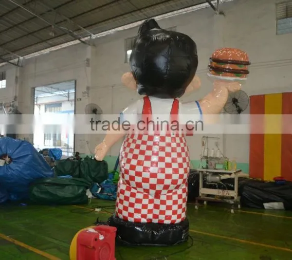 SUNJOY 2016 Hot-selling Inflatable Cartoon Characters Advertisement Cartoon for Restaurant photo-4