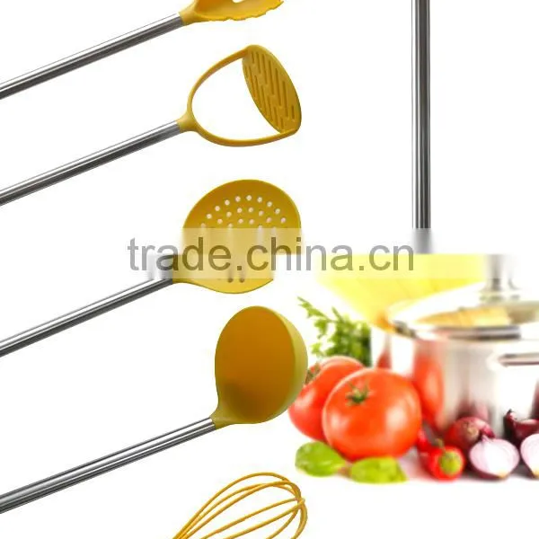 Food Grade Nylon Kitchen Cooking Tool With Stainless Steel Handle photo-3