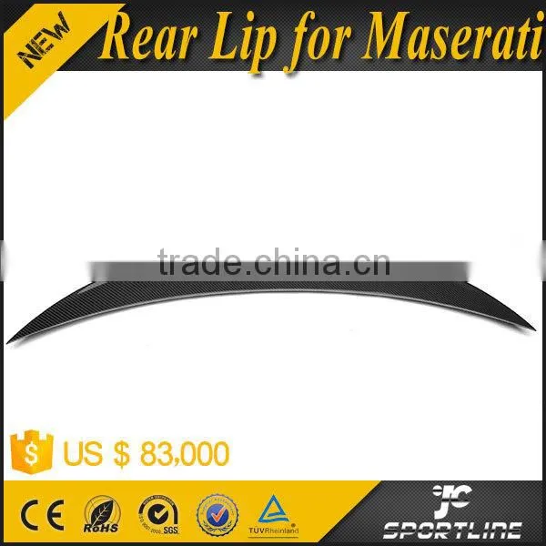Carbon Fiber Rear Trunk Spoiler Wing for Maserati Ghibli 4D Sedan 13UP