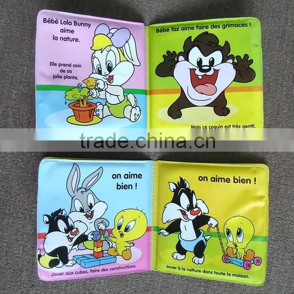The Baby Take a Shower Can See PVC Baby Book/waterproof Baby Bath Book photo-2