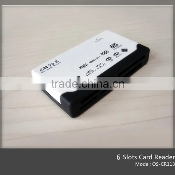 USB 2.0 Multi 6 Slots Card Reader Sim Card Reader(OS-CR113) photo-3