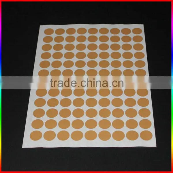 Custom Round Fluorescent Sticker photo-3