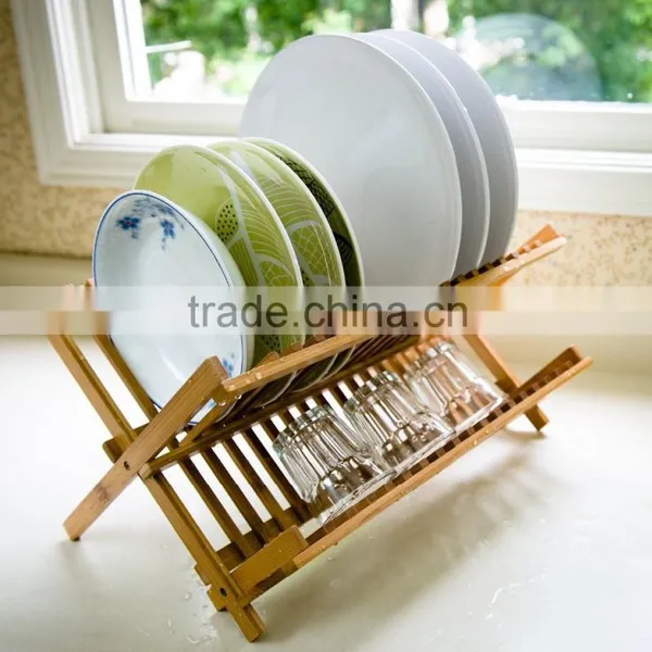 Bamboo Dish Drying Rack photo-4