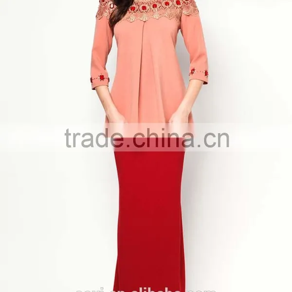 OEM Supply China Red Skirt Wholesale Price Muslim Dress photo-2