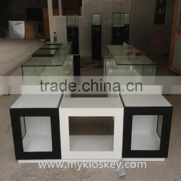 Fashion Wooden Watch Kiosk for Watch Display Stand Shop Interior Design photo-5