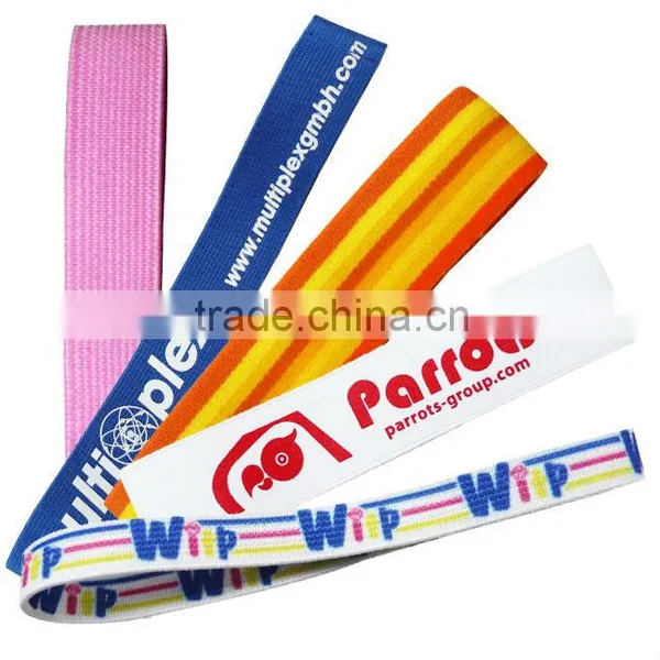 cheap custom polyester webbing strap band jacquard elastic