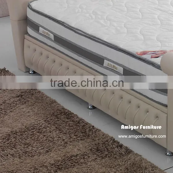 French Style Elegant Latest Double Bed Full Size Bed on Sale photo-3
