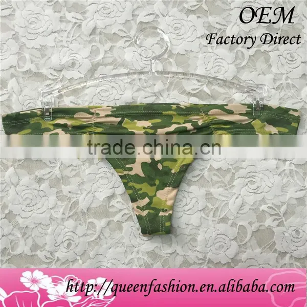 Fashion camo green unisex underwear eco-friendly panty fast delivery butt plug thong