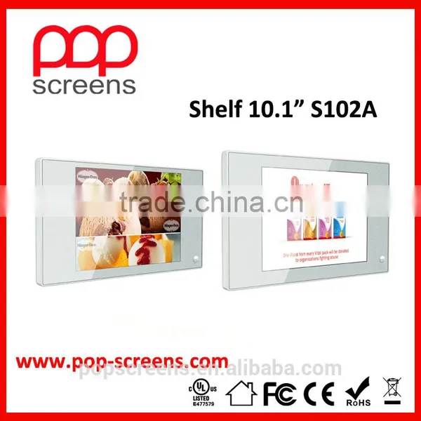 10.2" Shelf-edge Advertising Touch Screen Media Player Video Player