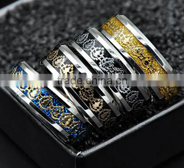 Classic Mens Wedding Band Never Fade Polished Stainless Steel Silver Rings Jewelry photo-6