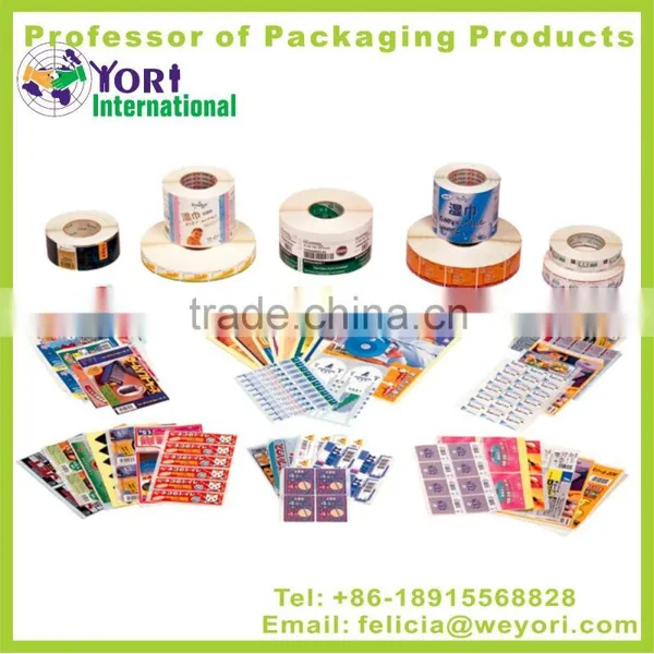 YORI Printing Label Pvc Sticker Adhesive Sticker Label Paper photo-3