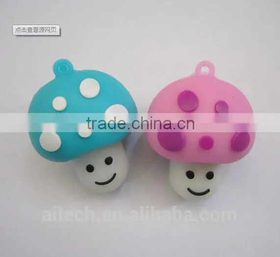 Mushroom USB Stick Promotional Pen Drive With Logo Print 1GB 2GB 4GB 8GB 16GB 32GB photo-6