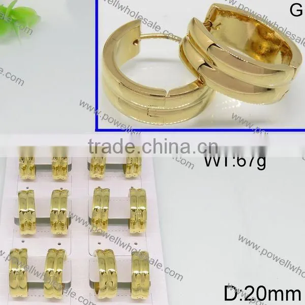 Wholesale Fashion Powell Gold Plated Stud Earring photo-3