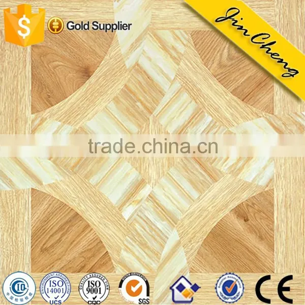 Decorative Flooring Rectified Edge 3D Digital Inkjet Wood Look Soft Glazed Surface Ceramic Floor Tile photo-2