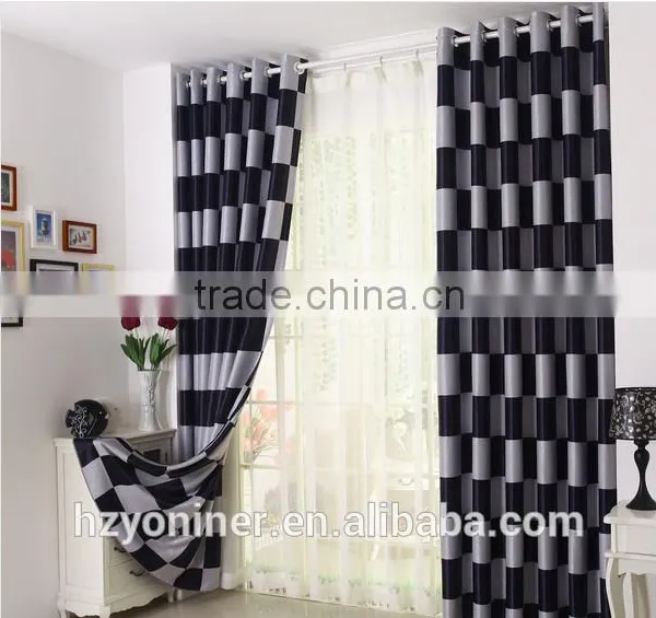2015 Hot Sale Printed Designed No. 01 Window Curtains, Made- up Black Out Fabric in Home or Hotel photo-6