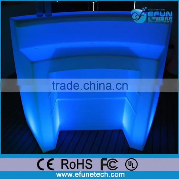 Rgb Color Led Coffee Shop Bar Counter,illuminated Shopping Mall Bar Counter photo-5