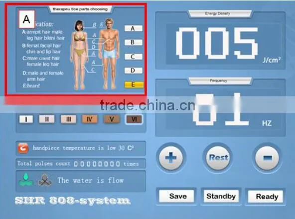 1-120j/cm2 High Power Diode Laser Type Lady / Girl Portable Laser Hair Removal Machine Bode photo-3