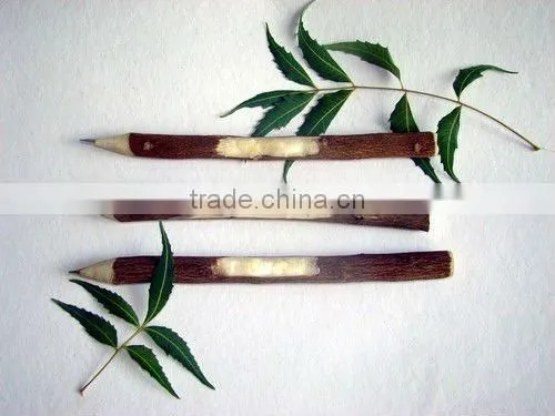 Natural Neem Pen Pencil Wooden Handicraft Artisan Hand Made Eco Friendly