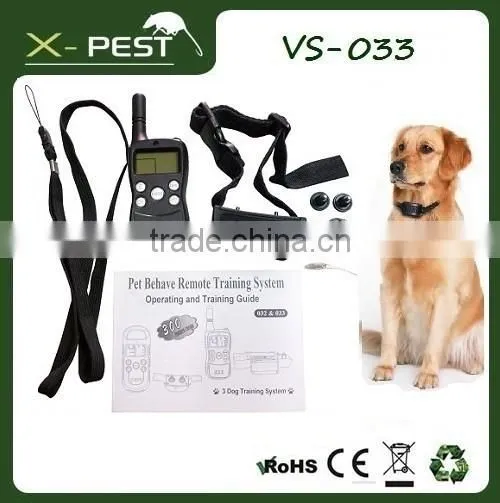 Visson Wholesale Pet Training Products VS-033 Electric Remote Dog Training Collar With Waterproof photo-2