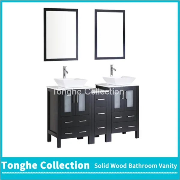 Tonghe Collection Espresso Bathroom Furniture Vanity Combo photo-4