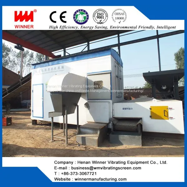 Automatic Municipal Waste Sorting System, MSW Recycling Machine