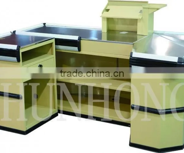 Supermarket Equipment Round Checkout Counter