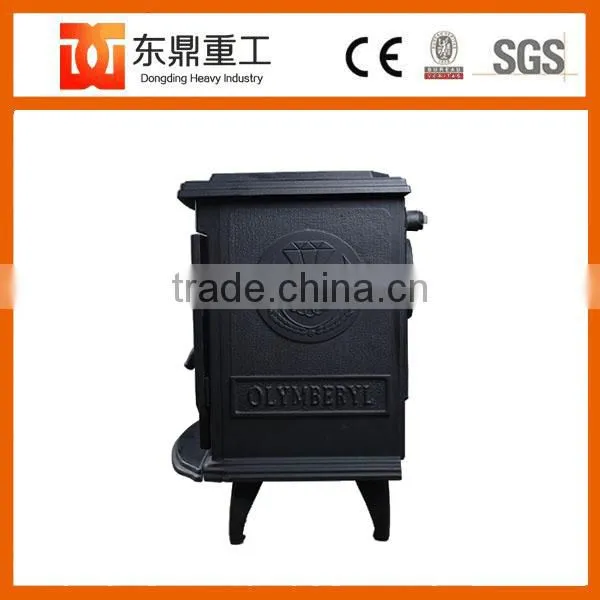 Indoor Freestanding Cast Iron Fireplace/wood Burning Stove With Warm Temperature DHF243BI photo-4