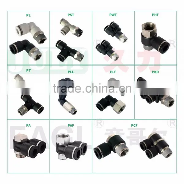 Wholesale JULY Manufactory Made High Quality Elbow Type Quick Connect Pipe Fitting With Screw Cap photo-3