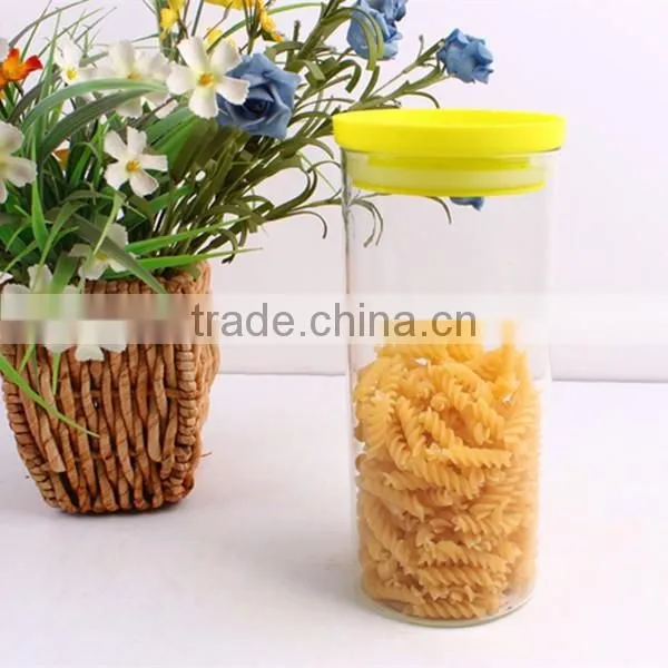High Borosilicate Storage Jar With Plastic Lid