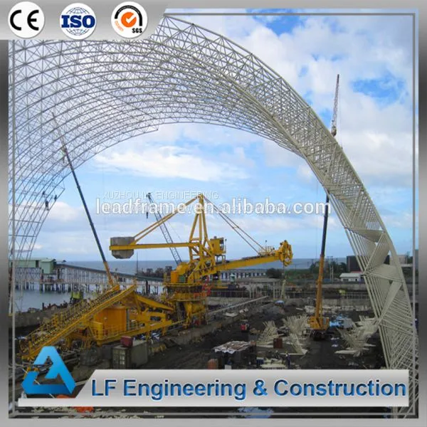 Longitudinal Coal Storage Shed With Light Space Frame Structure photo-5