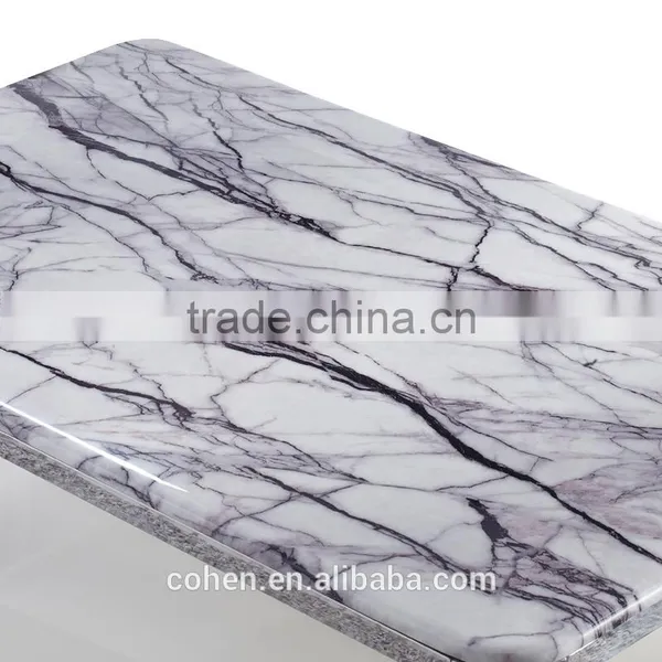 European Design Modern Mdf Stainless Steel Marble Top Center Table B2195 photo-4