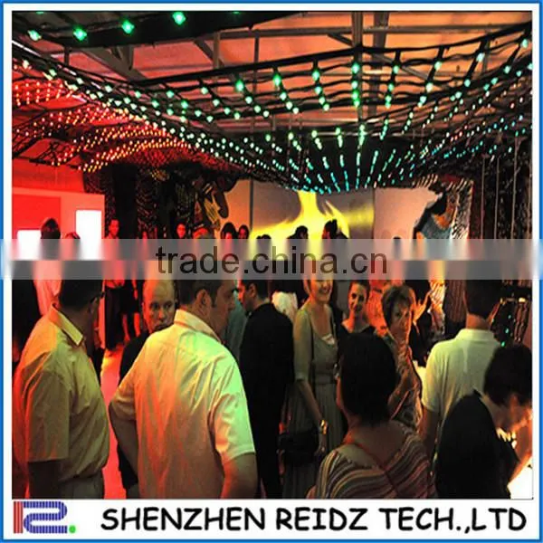 2015 Good Quality Black Fireproof Velvet Materials Led Mesh Curtain / Stage Led Video Wall for Concert photo-3