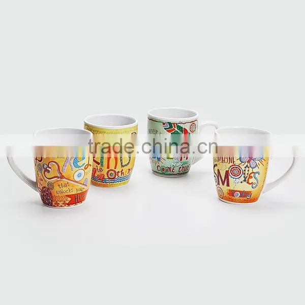 12oz Custom Ceramic Mug,belly Shape With Decal photo-2
