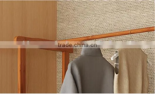 Modern and Simple Wooden Coat Hanger Wooden Clothes Rack Wooden Display Rack photo-2