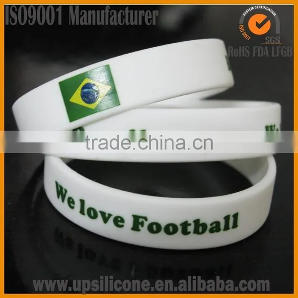 Silicone Wristband Print Logo Silk Print Silicone Wristbands Silicone Wristband Printing photo-3