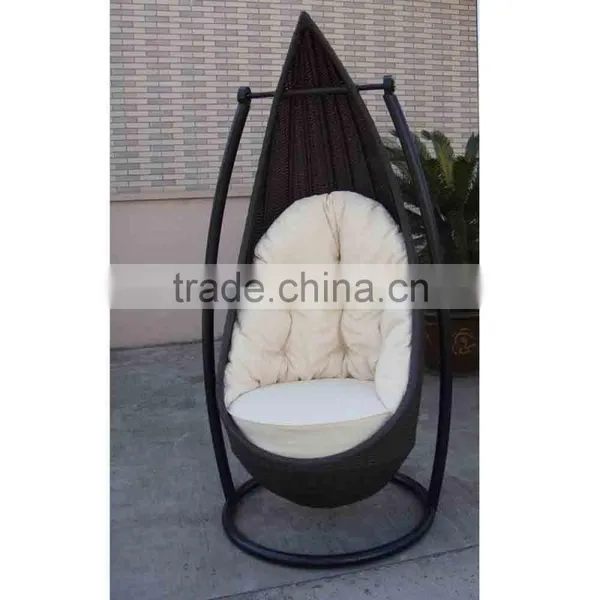 Cheap Outdoor Rattan Hammock Swing Chair With Cushion photo-2