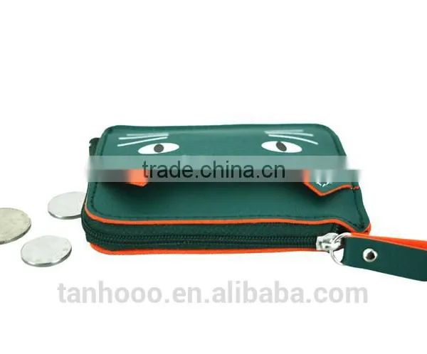 Hot Selling Black Leather id Card Holder Wallet ,business Card Case/ Visiting Card Holder photo-4