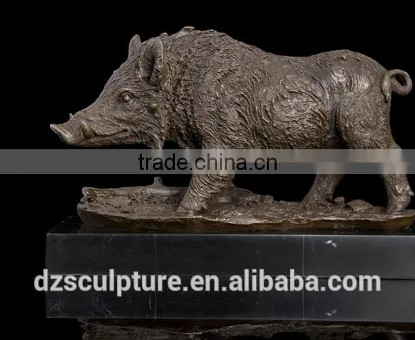 Wild Boar Life Size Bronze Statues for Sale photo-2
