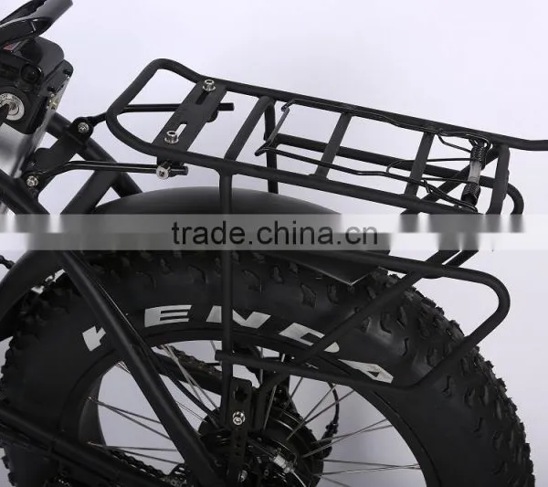 China Factory Wholesale 20 Inch Folding Ebike Fat Tire Beach Cruiser Electric Bike photo-4