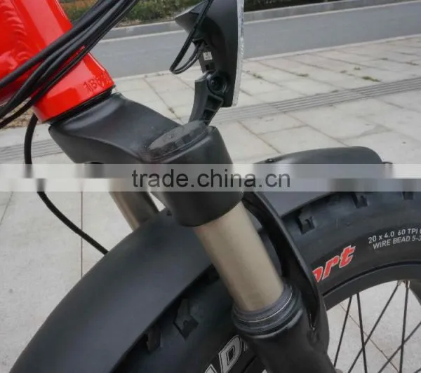 20 Inch OEM Fat Tyre Electric Fold Bike 250w With Suspension Front Fork photo-6