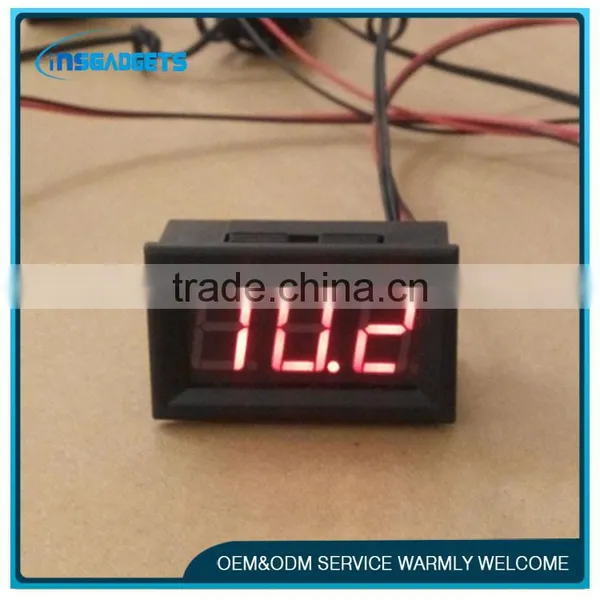 Red/Blue/Green Digital Tube Embedded Digital Thermometer DC4.5-12V Powered Embedded Digital Thermometer photo-3