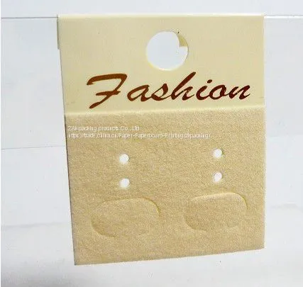 PVC Earing Card With Flocking photo-2