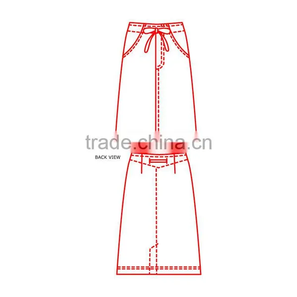 Mid-Calf Length Drawstring Skirt photo-3