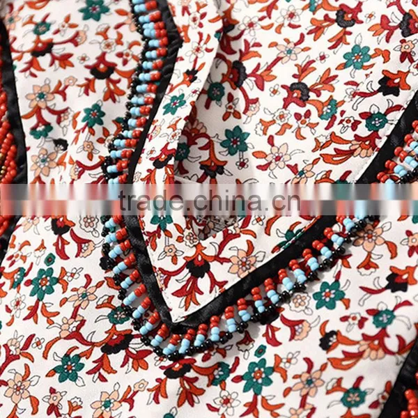 Latest Design Fashionable Preppy Style Beaded Fabric For Dress For Youth photo-6